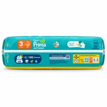 پوشک کودک پریما مدل Aktif Bebek-3 شماره 3 بسته 58 عددی