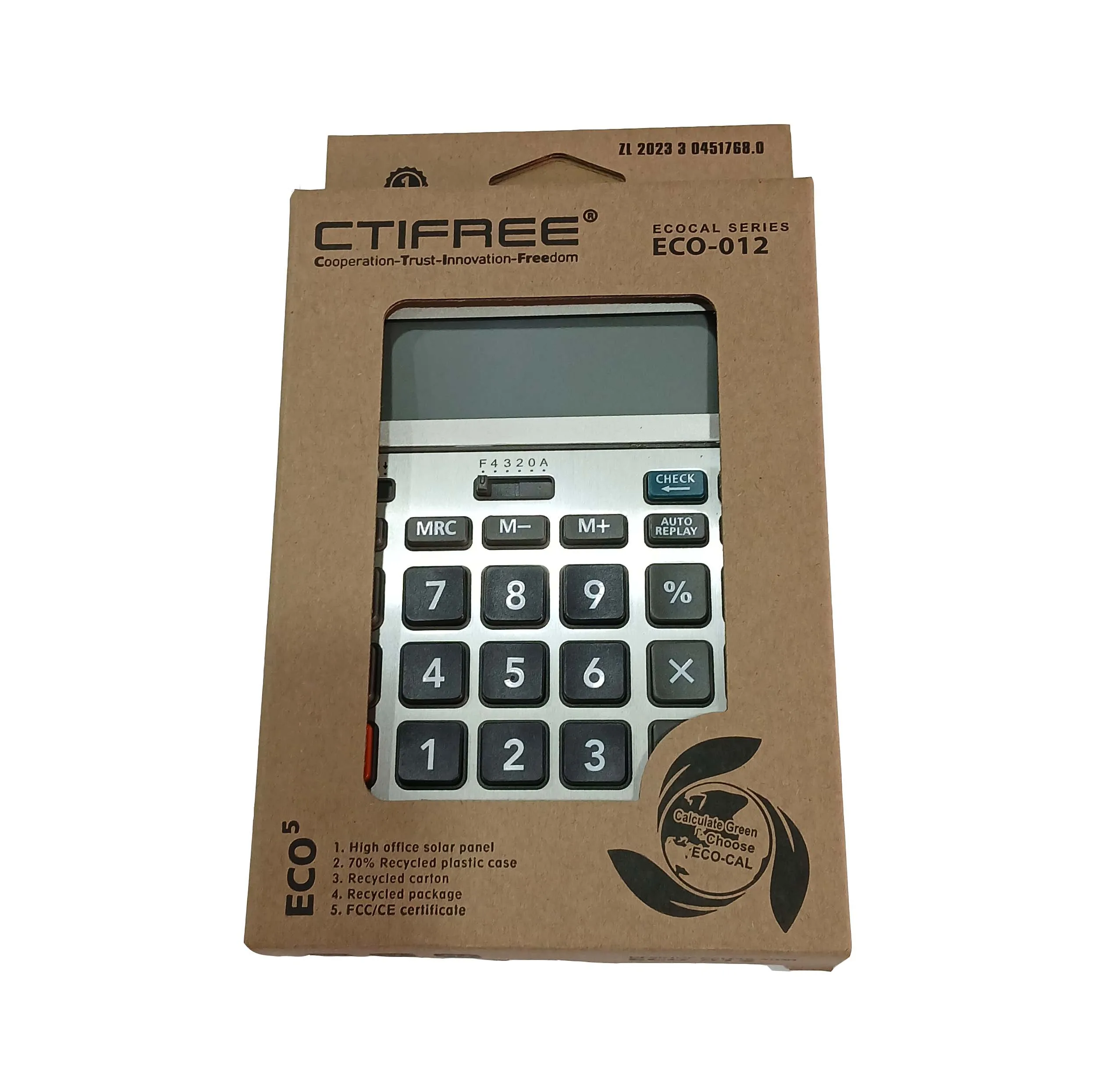 ماشین حساب سیتی فری مدل ECO-012
