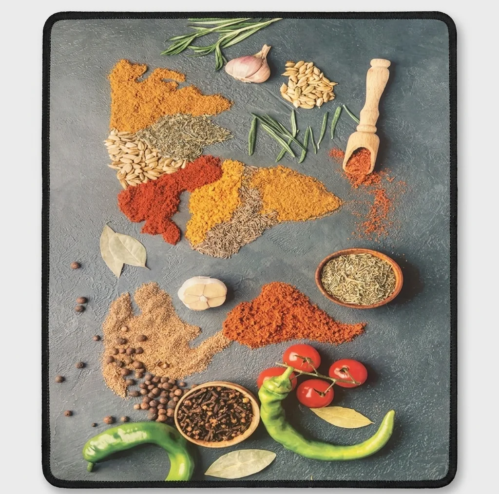 پادری مدل ادویه سایز ۸۰*۵۰ سانتی متر مناسب برای فضای داخلی