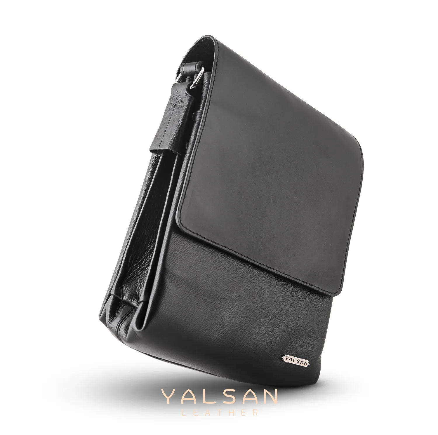 کیف رودوشی مردانه چرم یلسان مدل رادمان کد 044-MC-01