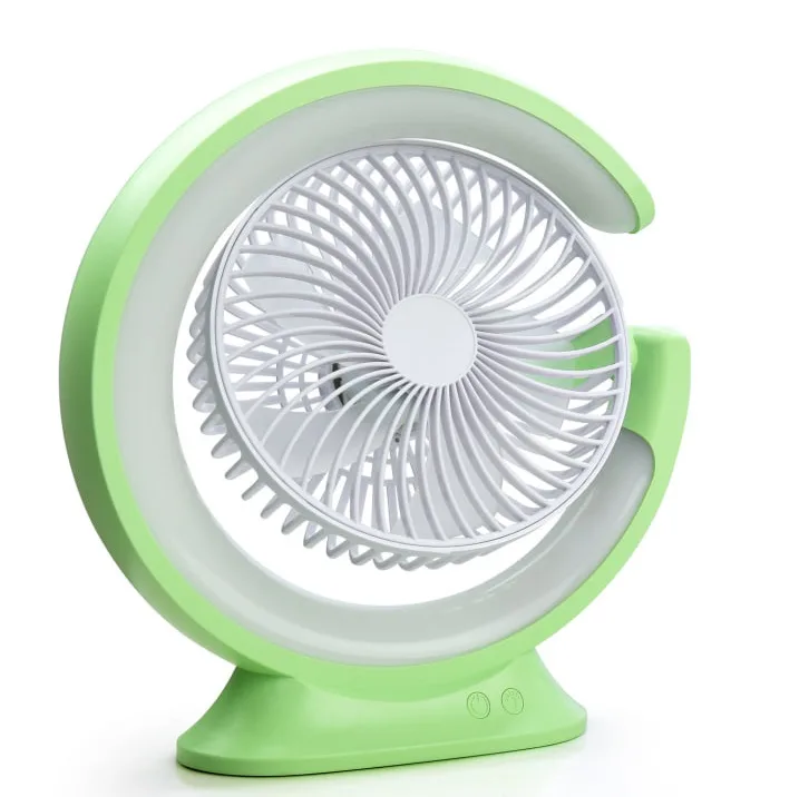 پنکه شارژی کی پی جی مدل Table Fan ظرفیت 4000 میلی آمپر ساعت