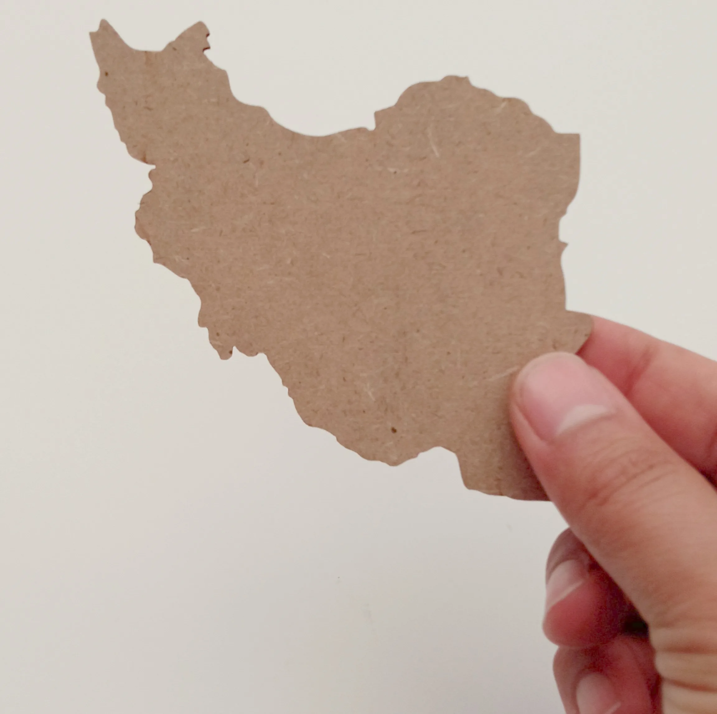 اسلایس چوبی مدل نقشه ایران کد 10 مجموعه 9 عددی
