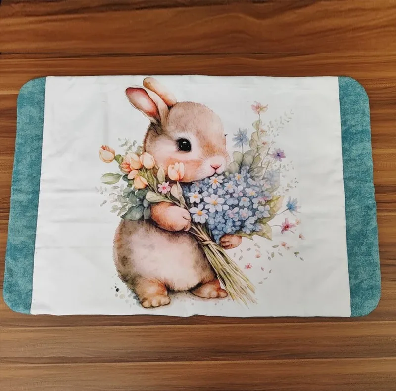 سرویس پارچه ای آشپزخانه 16 پارچه مدل خرگوش