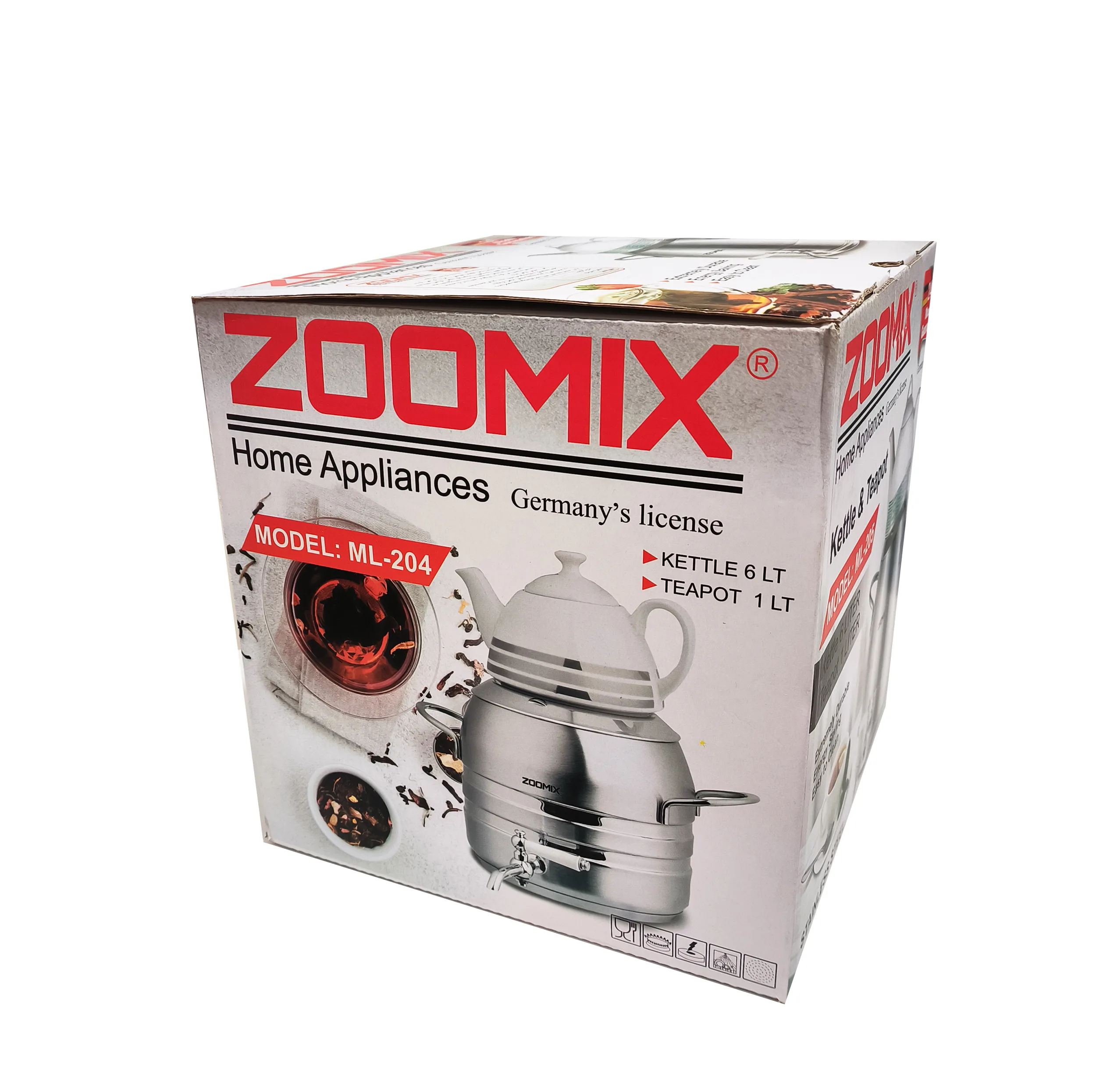 ست کتری و قوری زومیکس مدل ML-204