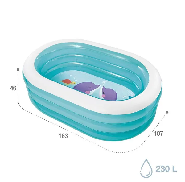 استخر بادی اینتکس مدل وان بیضی دلفین 57482