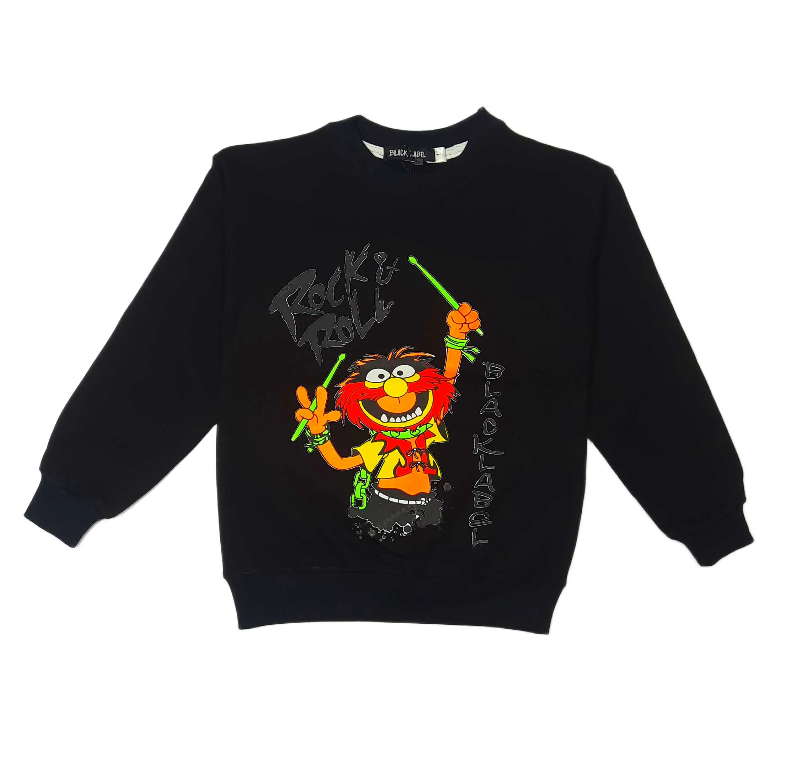 سویشرت بچگانه مدل وروجک طرح rock & roll