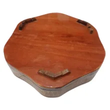 شکلات خوری خاتم کاری چوبی مدل شش گوش هلالی کد 140545