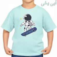 تی‌شرت آستین کوتاه بچگانه مدل فضانورد کد p1