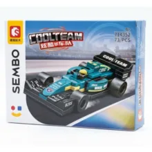 ساختنی 73 تکه ناب سل مدل سیمبوبلاک طرح ماشین مسابقه‌ای فرمول یک کد 73PCS COOLTEAM SEMBO BLOCK NO.714352