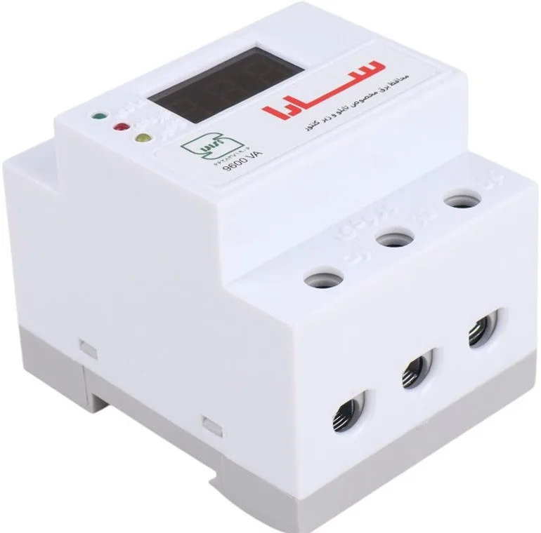 محافظ ولتاژ 40 آمپر سارا مدل زیر کنتور 9600VA