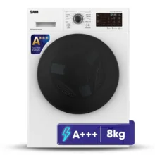 ماشین لباسشویی 8 کیلوگرم اتوماتیک سام مدل  BL-Q1465W ظرفیت 8 کیلوگرم