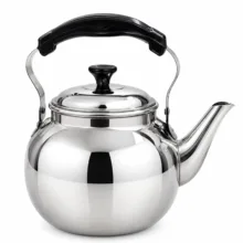 کتری پدیده مدل استیل، گنجایش 1.5 لیتر، ابعاد 11×14×23 سانتی متر، دسته باکالیت مقاوم در برابر حرارت
