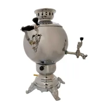 سماور گازی اکسیر مدل توپی کد 3600 گنجایش 6 لیتر