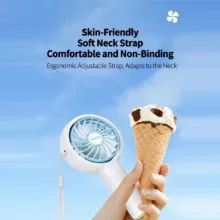 پنکه شارژی ریمکس مدل SF07 ظرفیت 1200 میلی آمپر ساعت