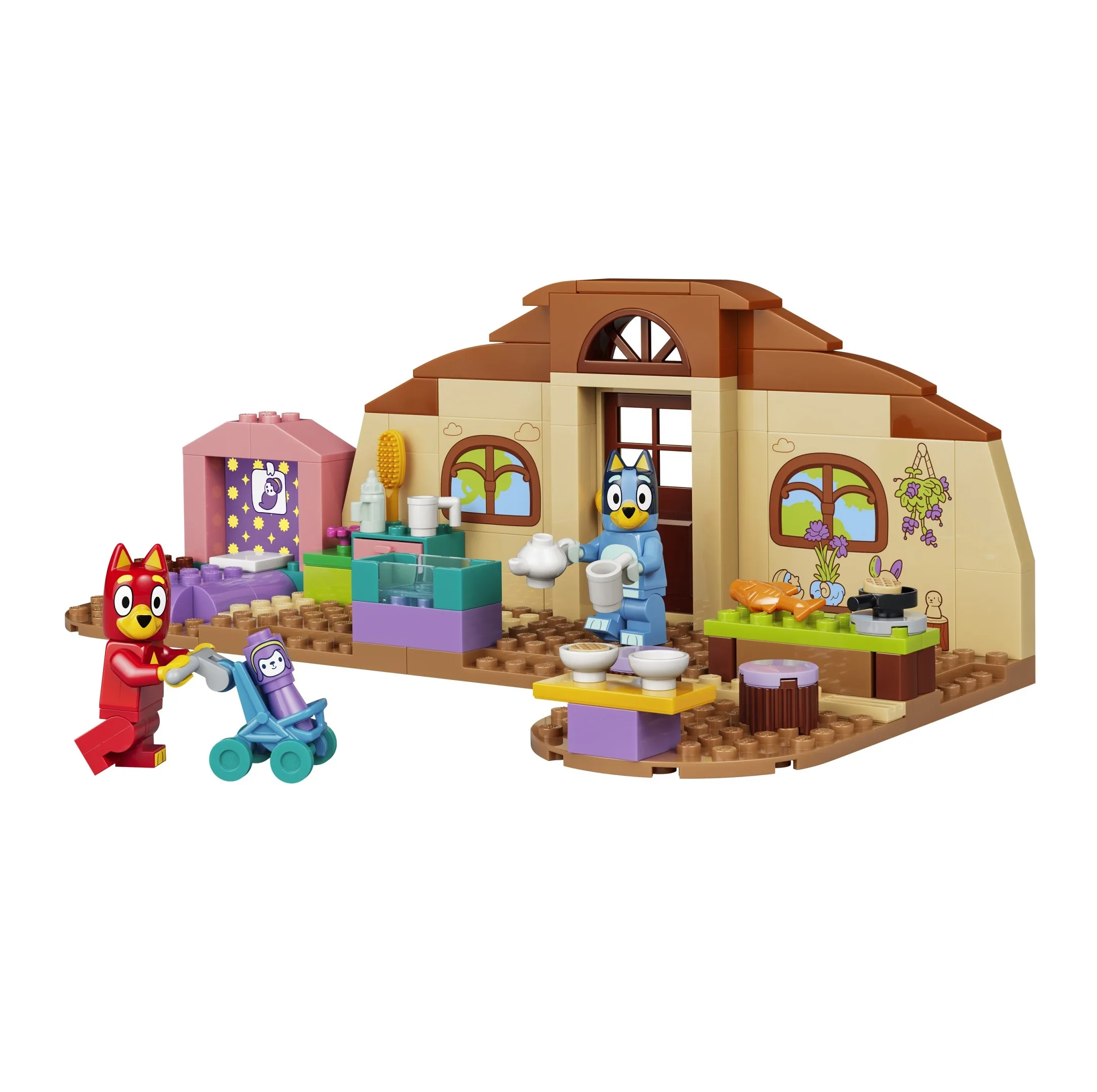 لگو 106 تکه سری Bluey مدل School with Rusty and Bluey کد 11221