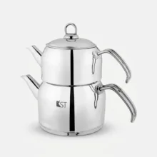 کتری و قوری کی اس تی مدل A-1060 گنجایش کتری 2 لیتر گنجایش قوری 1.2 لیتر