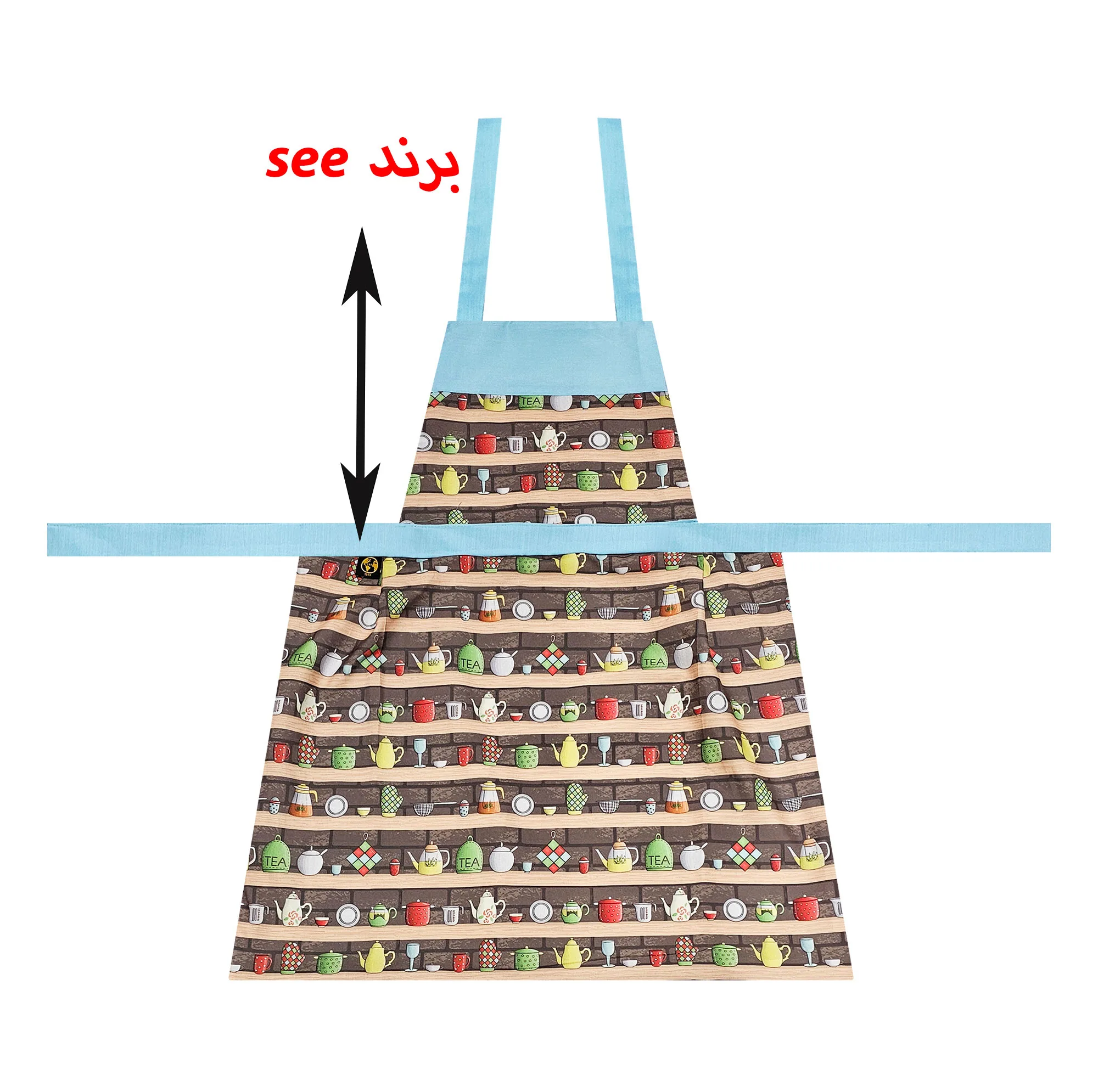 پیش بند آشپزخانه سیی مدل آشپزخانه قفسه کد 1136.28