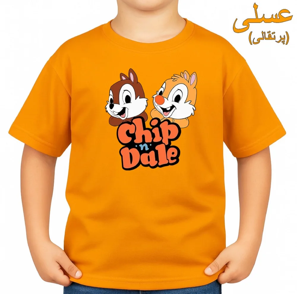 تی‌شرت آستین کوتاه بچگانه مدل سنجاب کد v3