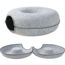 جای خواب گربه زاریکس مدل Donut خواب پارچه‌ای