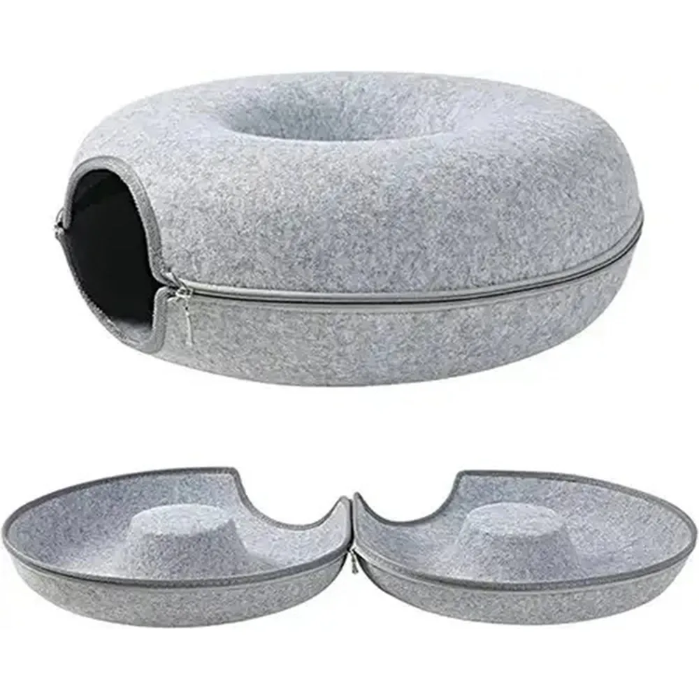 جای خواب گربه زاریکس مدل Donut خواب پارچه‌ای