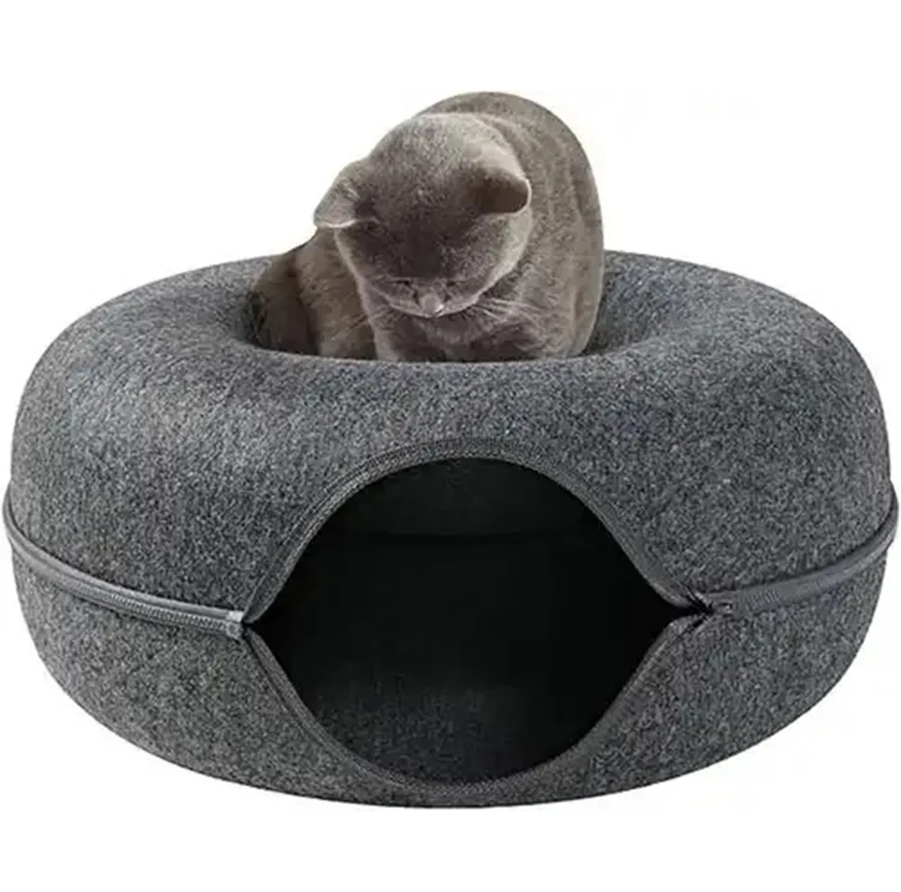 جای خواب گربه زاریکس مدل Donut خواب پارچه‌ای