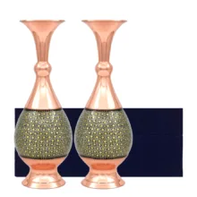 گلدان خاتم کاری کد 25-1 بسته 2 عددی