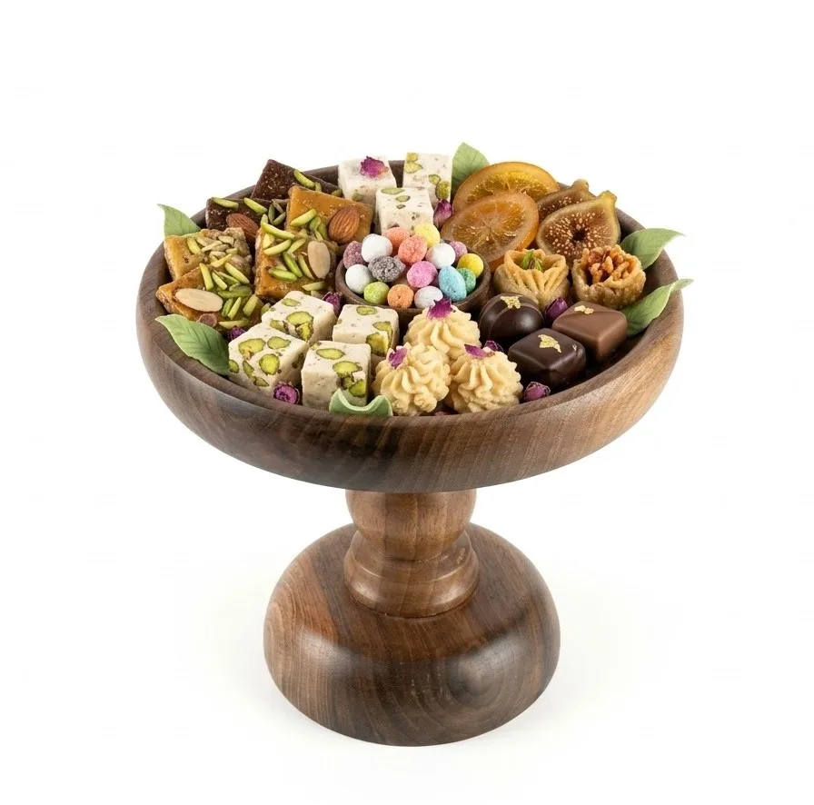 شکلات خوری چوبی مدل Walnut-M