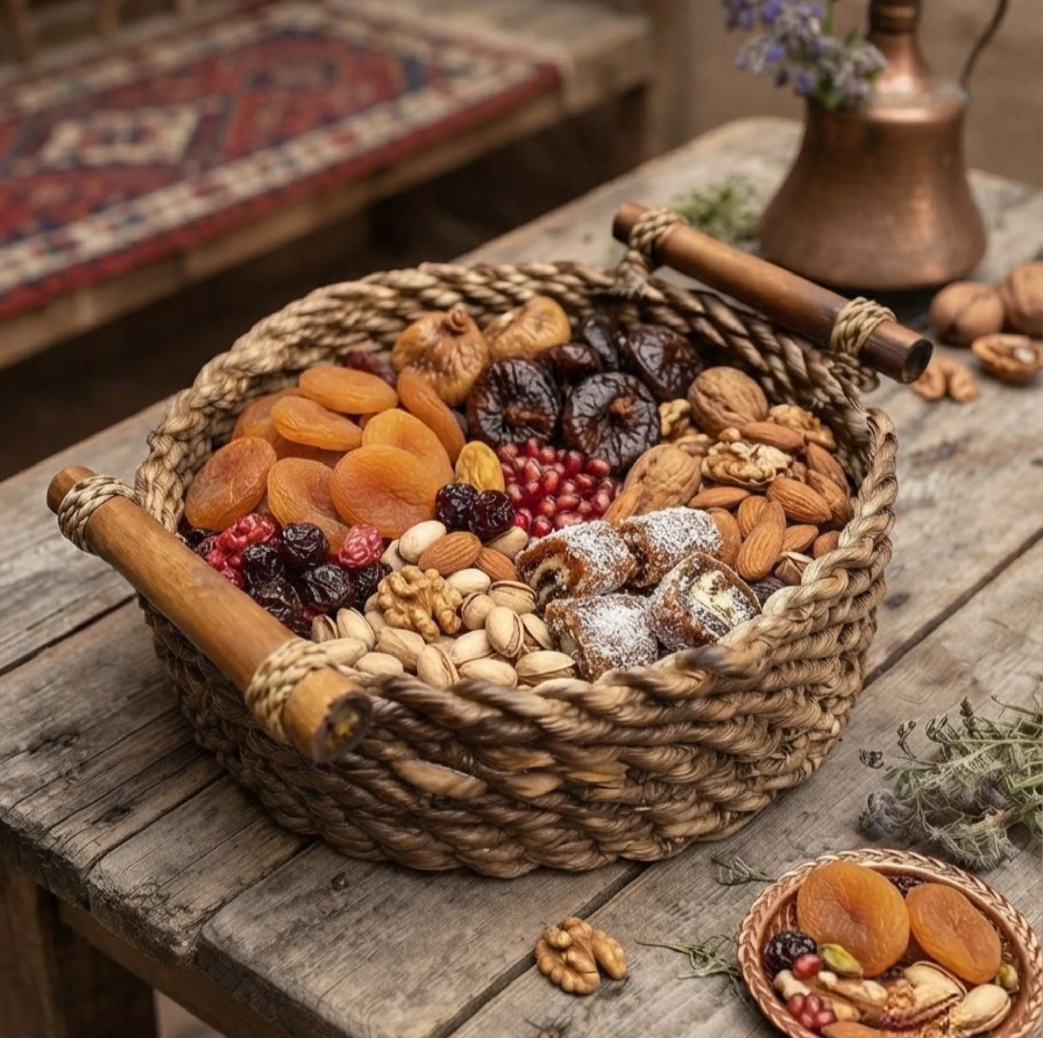 سبد حصیری مدل H75