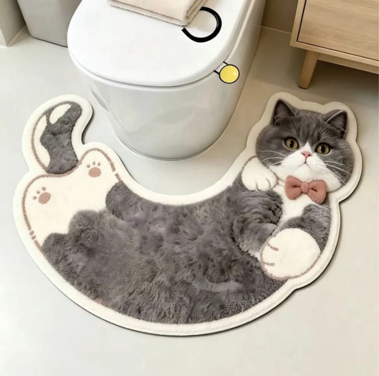 پادری مدل CAT PATTERN سایز 70*40 سانتی متر مناسب برای فضای داخلی