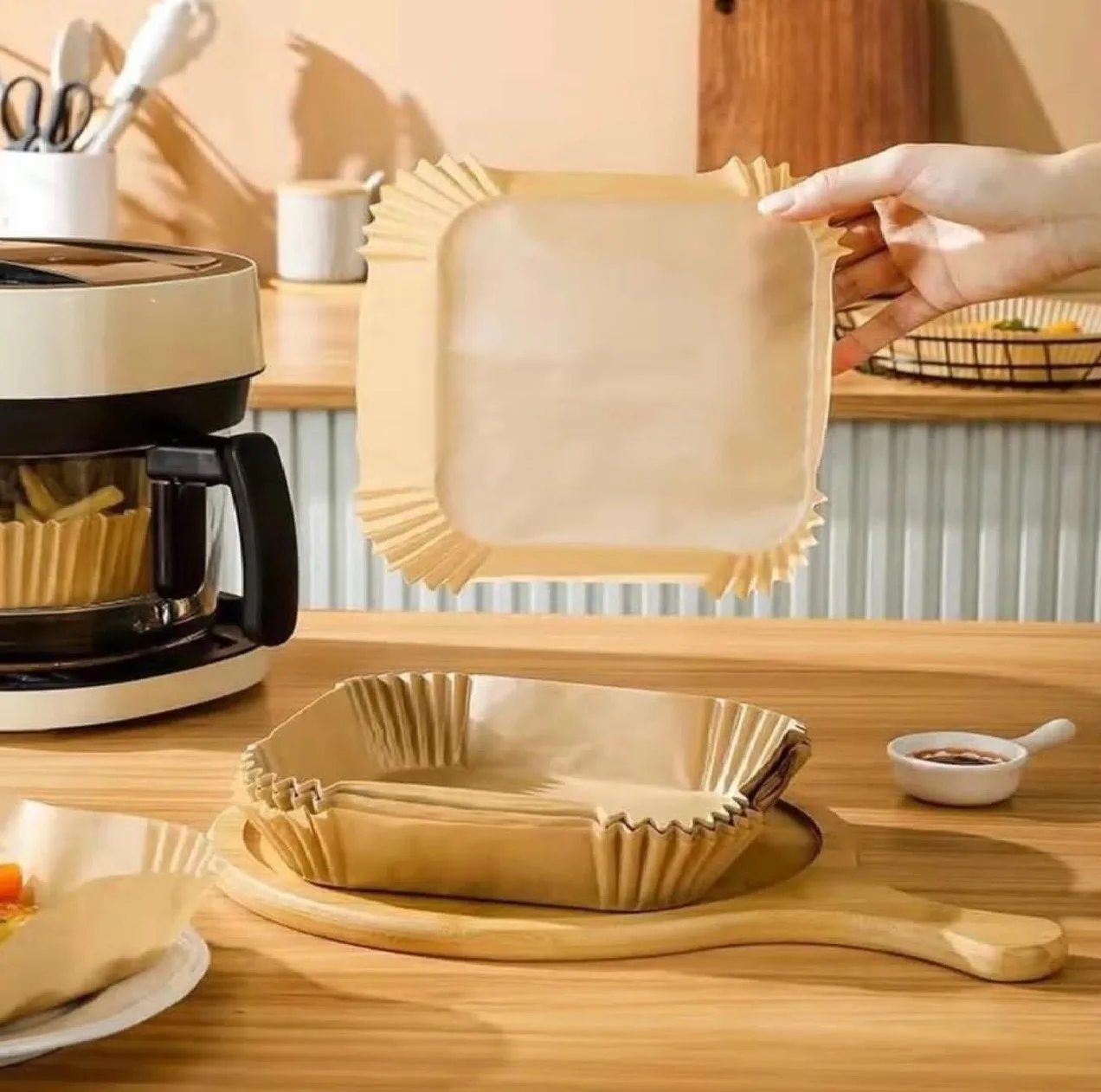 کاغذ سرخ کن مدل ایر فرایر مربع pe804 بسته 100 عددی