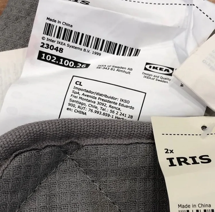 دستگیره و دستکش ایکیا مدل IRIS مجموعه 3 عددی