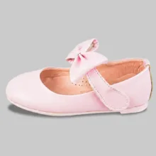 کفش دخترانه مدل ژاسمین پاپیونی برچسبی کد PK.3614