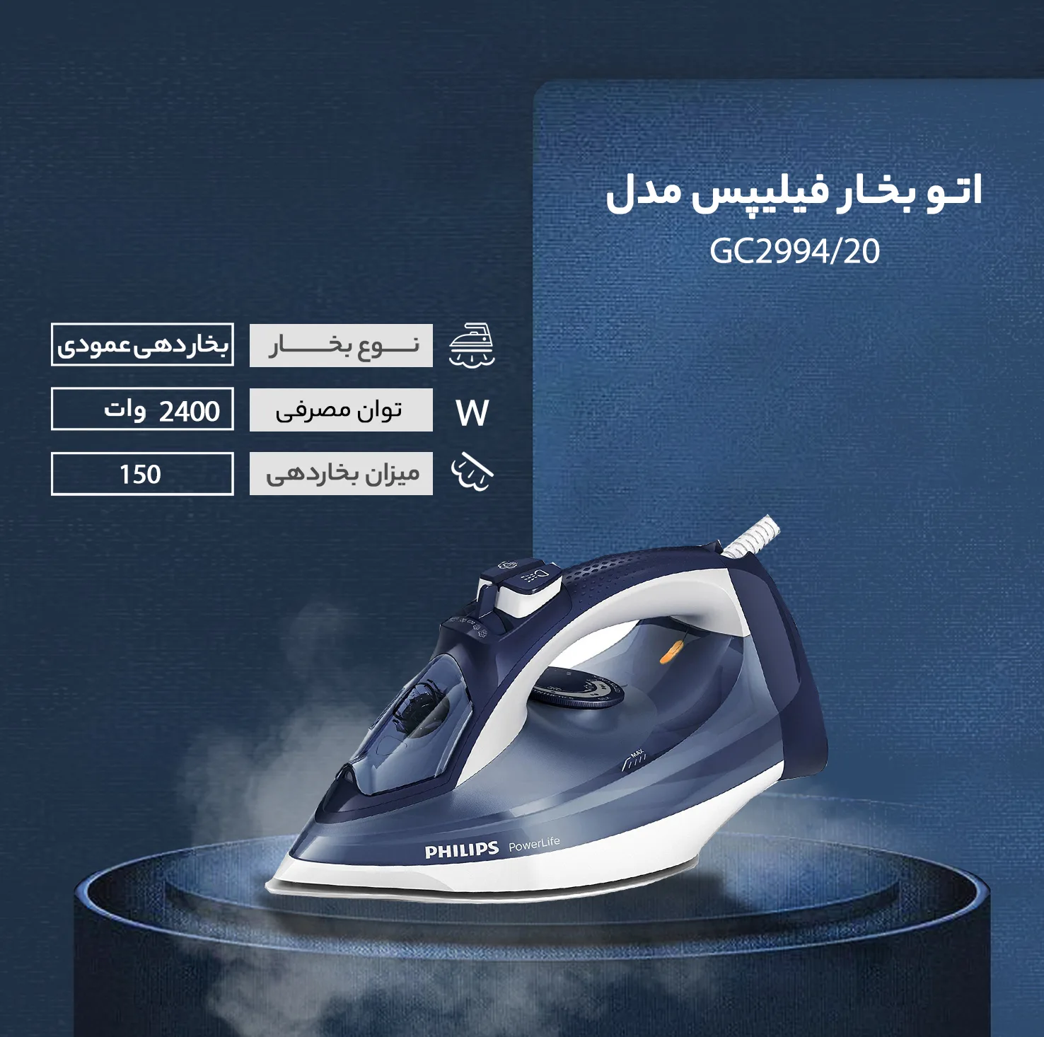 اتوبخار فیلیپس مدل GC2994/20