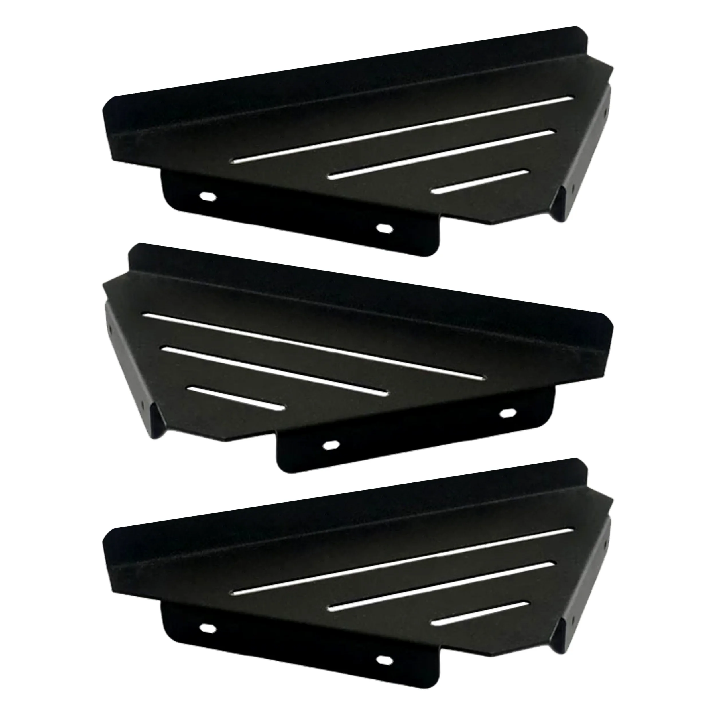 شلف دیواری مدل فروردین طرح مثلث کد A03 بسته 3 عددی