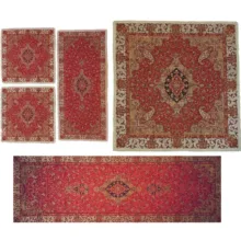 ست 5 تکه رومیزی ترمه کد T223RA62SET4