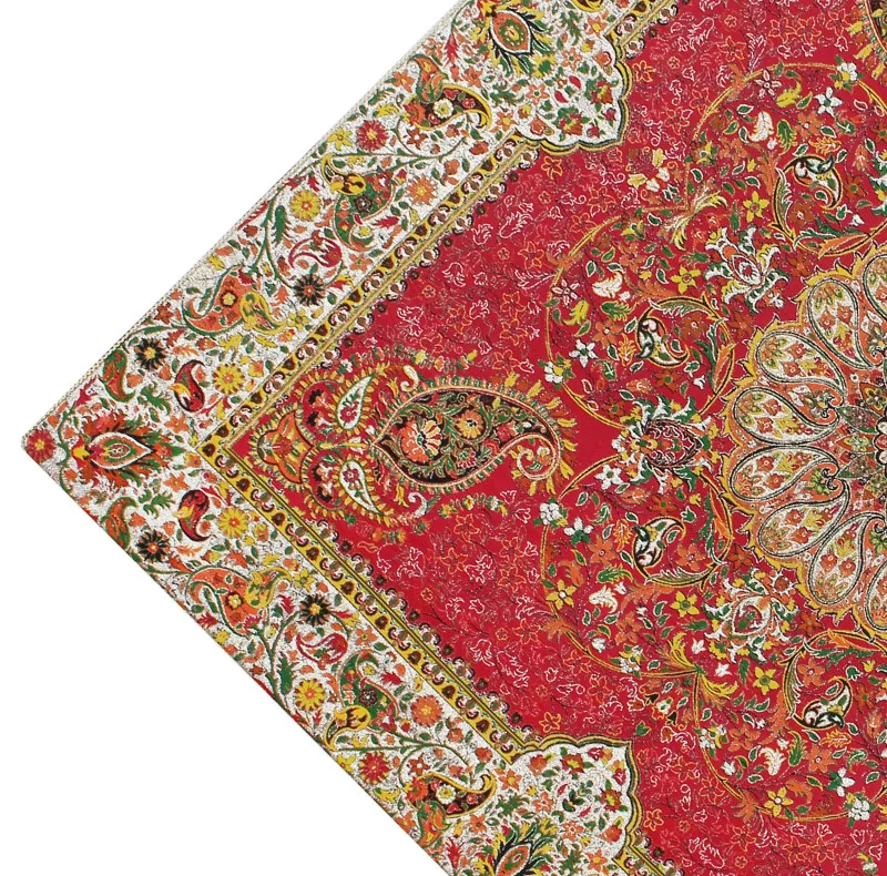 ست 5 تکه رومیزی ترمه نگین خاتم طرح افشار کد GHR