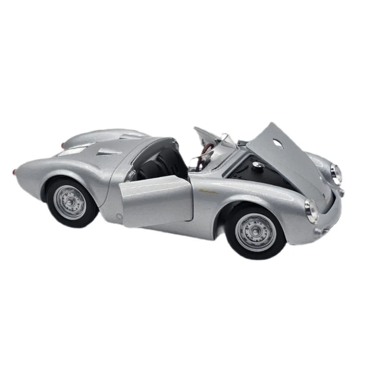 ماکت ماشین بازی ناب سل مدل پورشه اسپایدر 550 فلزی طرح ولی کد WELLY 1:24 PORSCHE 550 SPYDER
