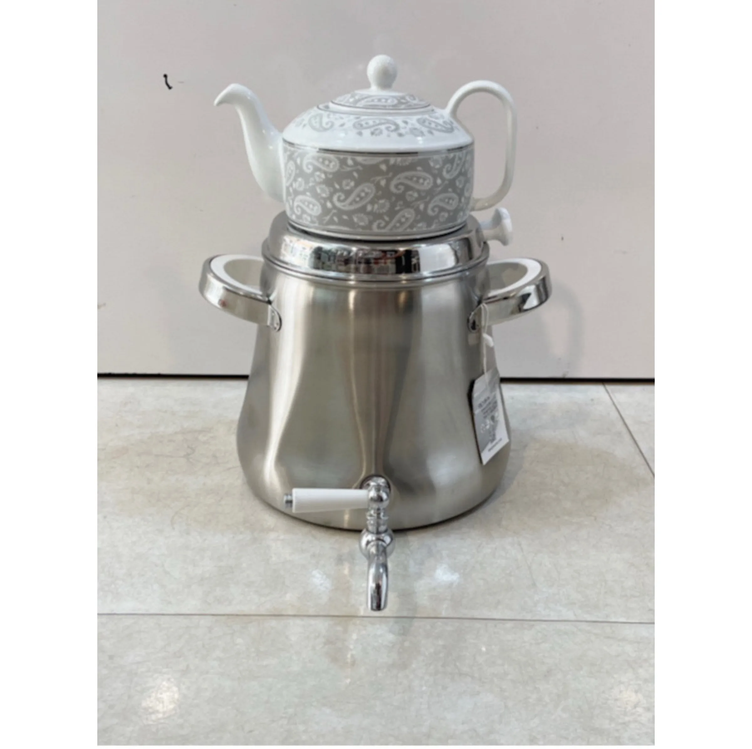 قوری شکس مدل کف پهن کد SM115 گنجایش ۱۰۰۰ میلی لیتر