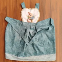 سرویس پارچه ای آشپزخانه 16 پارچه مدل خرگوش