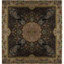 رومیزی ترمه نگین خاتم یزد طرح افشاری کد SRM