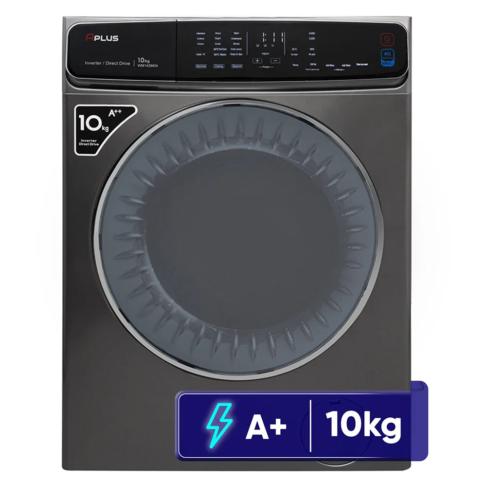 ماشین لباسشویی 10 کیلوگرم اتوماتیک آپلاس مدل WM145A04