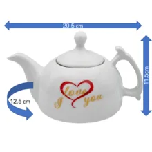 ست قوری و وارمر مدل شقایق کد 2415i گنجایش 600 میلی لیتر