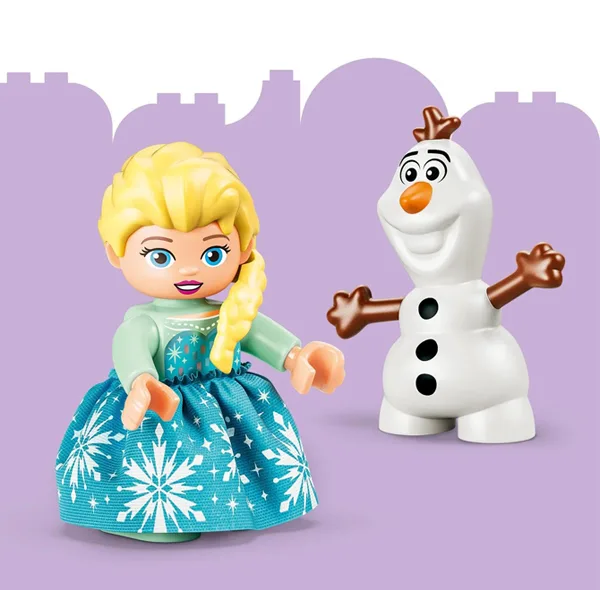 لگو 37 قطعه سری دوپلو مدل Disney Elsa and Olaf Frozen Box کد 10462