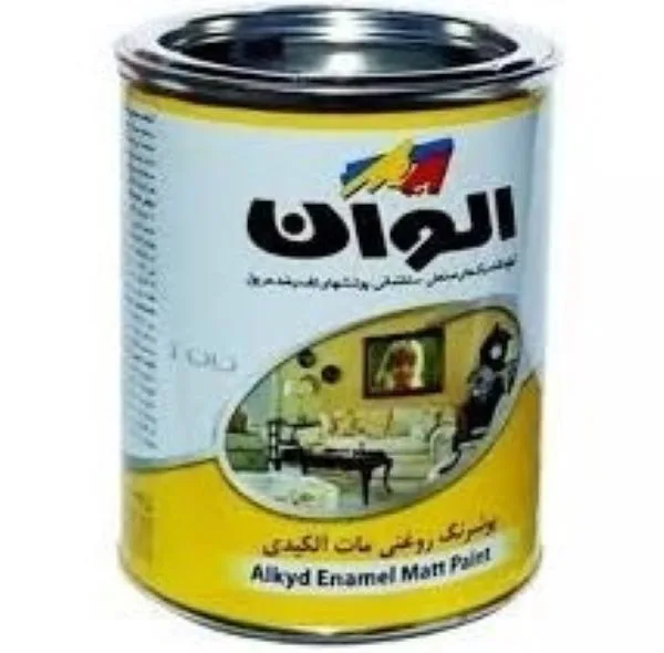 رنگ الوان روغنی آلکیدی سبز تیره مات کد 154 حجم 1000 میلی لیتر