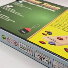 بازی فکری ناب سل مدل پرتاب سکه چوبی کد COIN TOSS MINI FINGER FLICK CORNHOLE