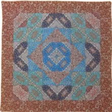 رومیزی ترمه طرح چهل تکه کد TRM143
