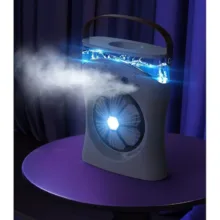 پنکه شارژی مدل مه پاش کد M2053 ظرفیت 3600 میلی آمپر