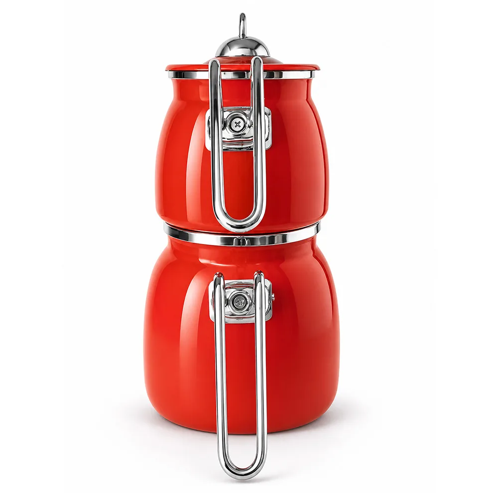 ست کتری قوری رسا مدل KR04 گنجایش کتری 2.1 لیتر گنجایش قوری 1.2 لیتر