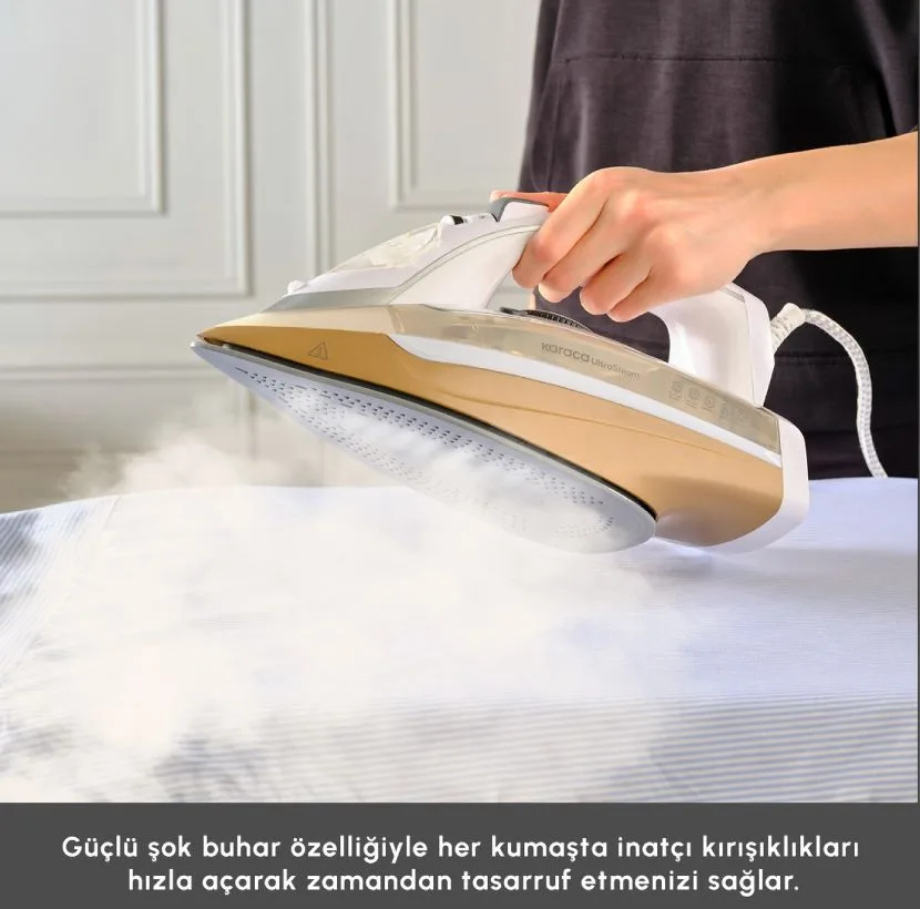 اتو بخار 3000 وات کاراجا مدل Vantuz Ultrasteam