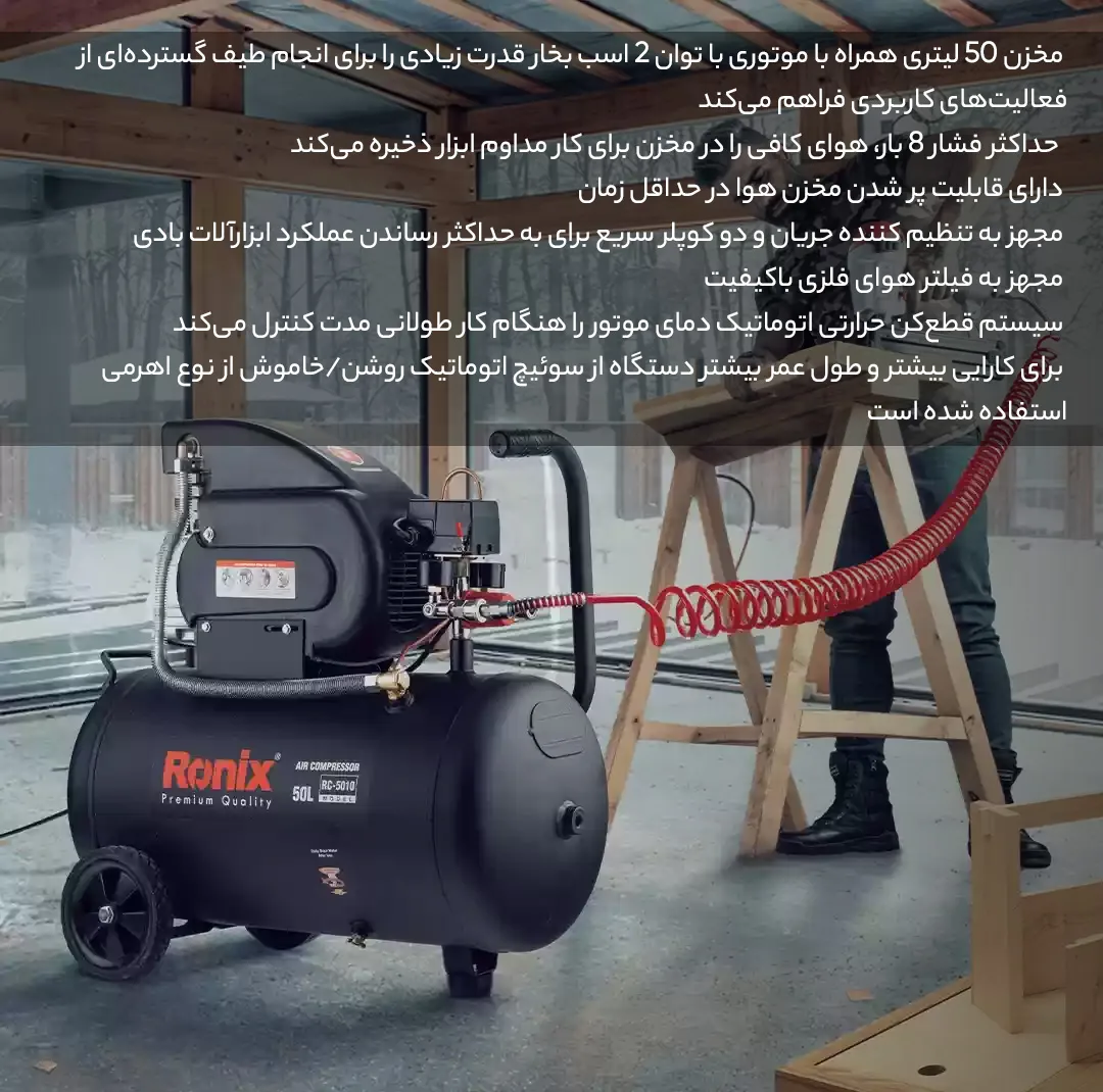 کمپرسور هوا رونیکس مدل RC-5010